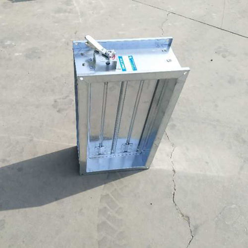 金信达镀锌板手动对开多叶调节阀 厂家直销风量调节阀